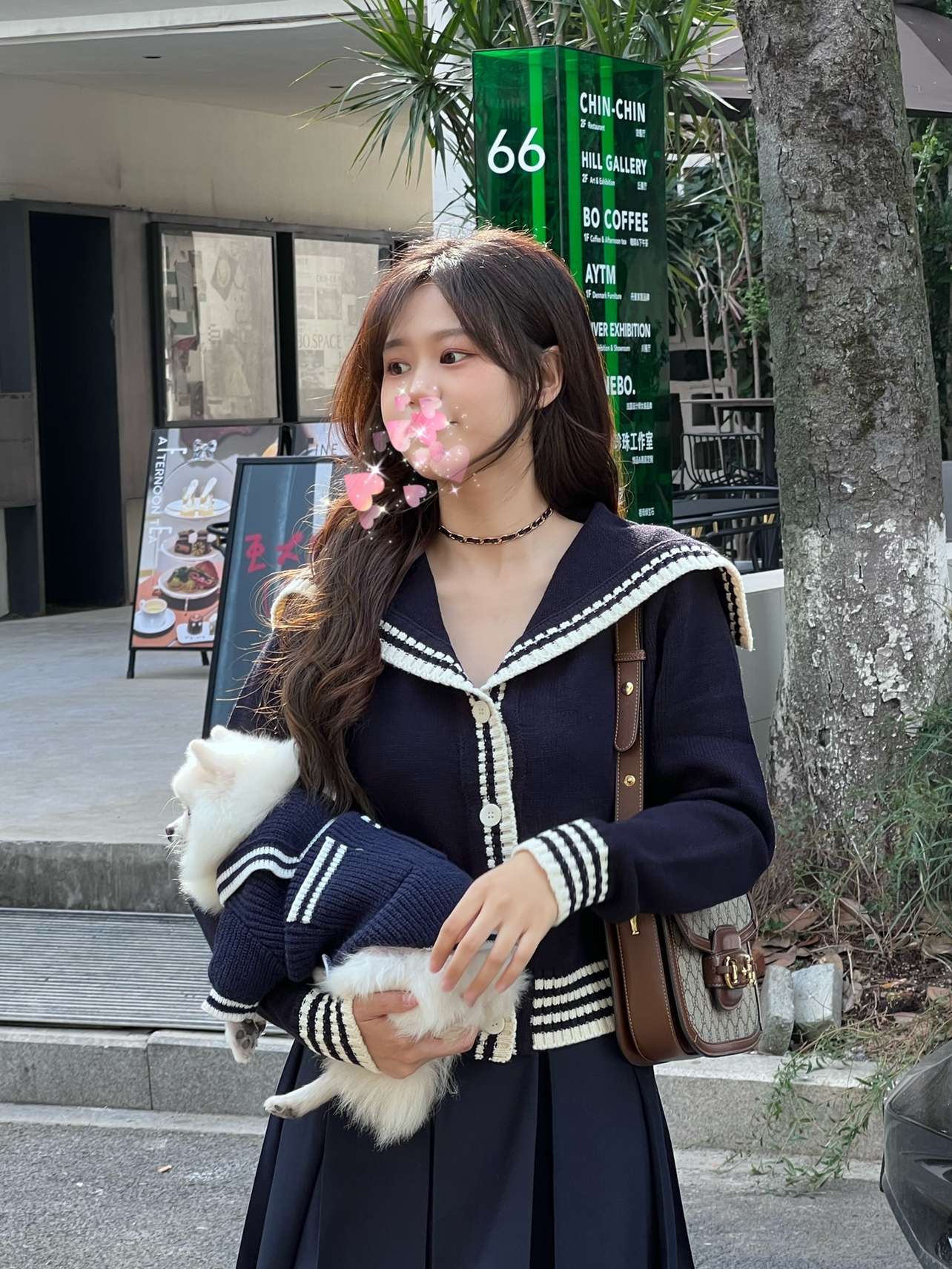 セーラー服 ネイビーセーラー風カーディガン