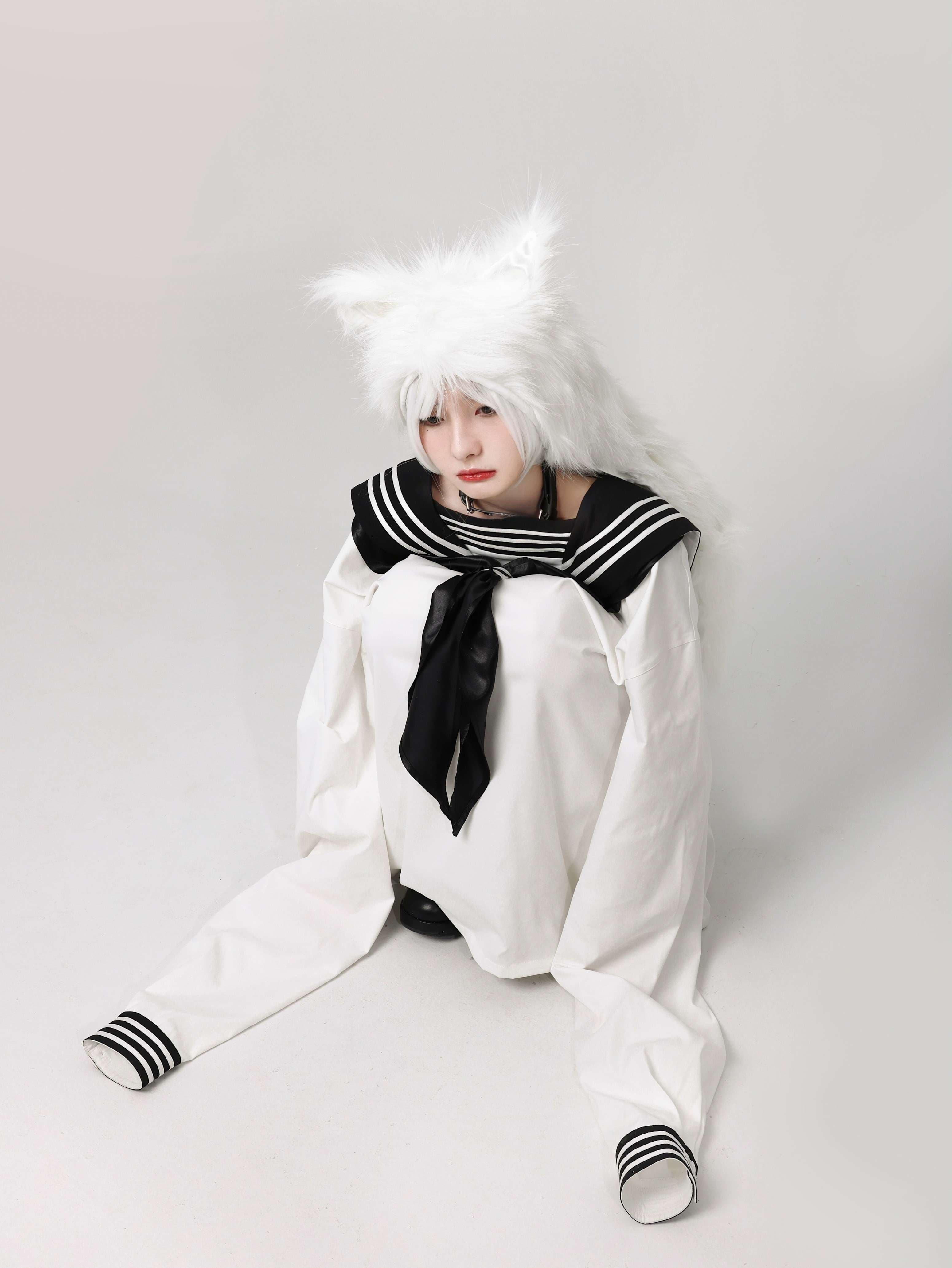 セーラー服 モノトーンファンタジー セーラーワンピース