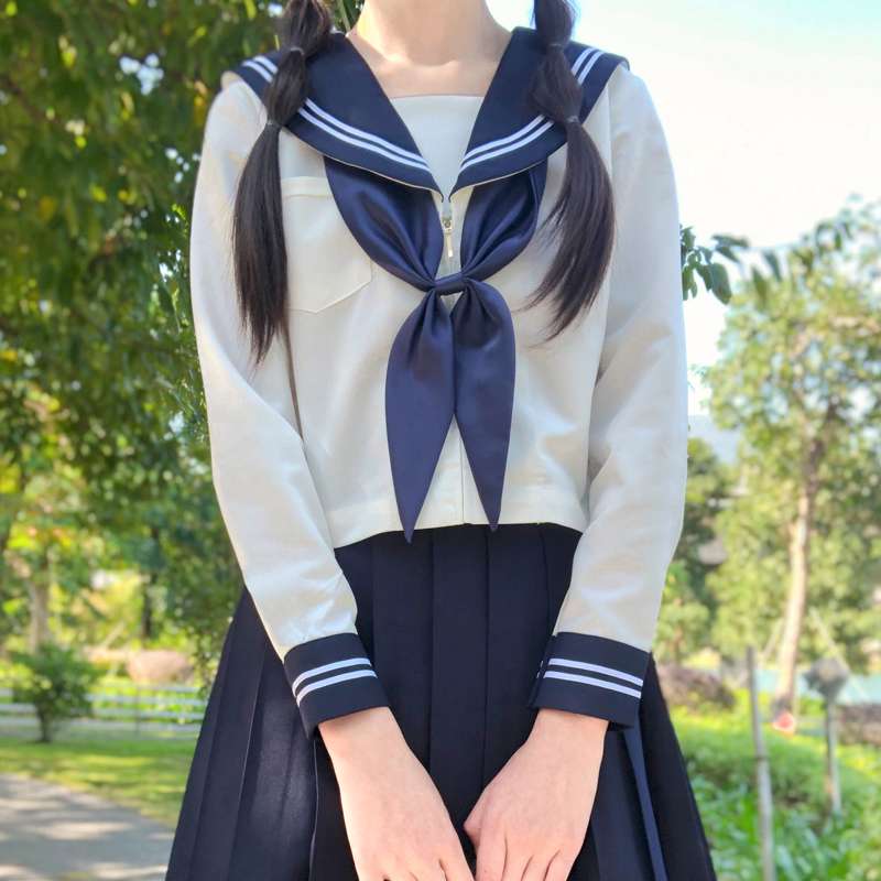 セーラー服 クラシック 白黒コンビ制服