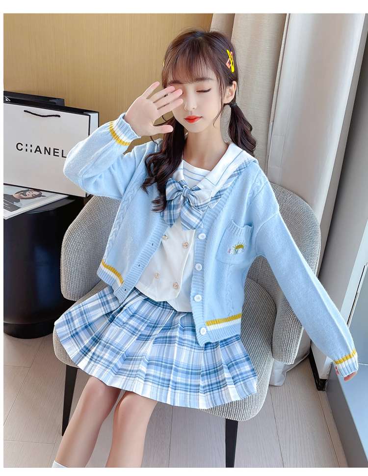 セーラー服 パステルカラー セーラー風 カーディガンセット