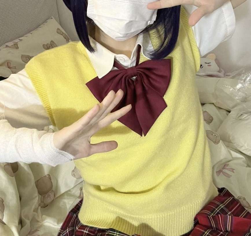 セーラー服 ふわもこ イエローベスト