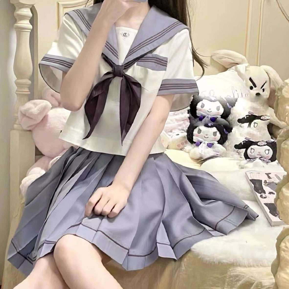 セーラー服 清楚可憐な学園風 上下セット
