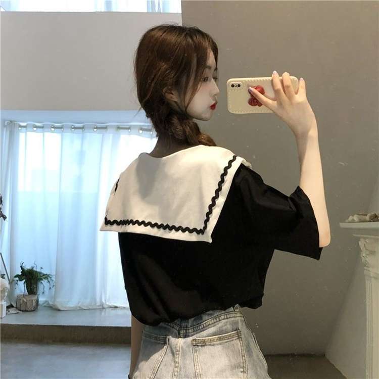 セーラー服 セーラーカラー リボンデザイン トップス
