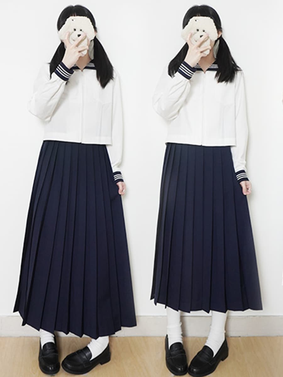 セーラー服 正統派プリーツスカート