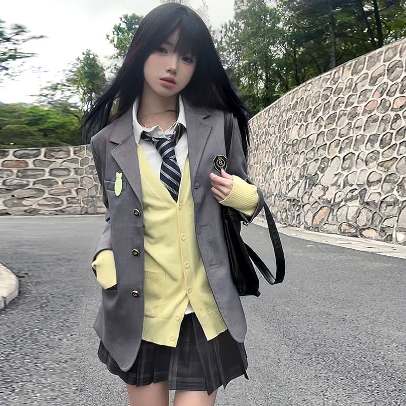 セーラー服 学生風クラシック制服ブレザー