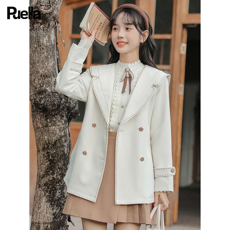 セーラー服 レトロ風学生風アウター ジャケット