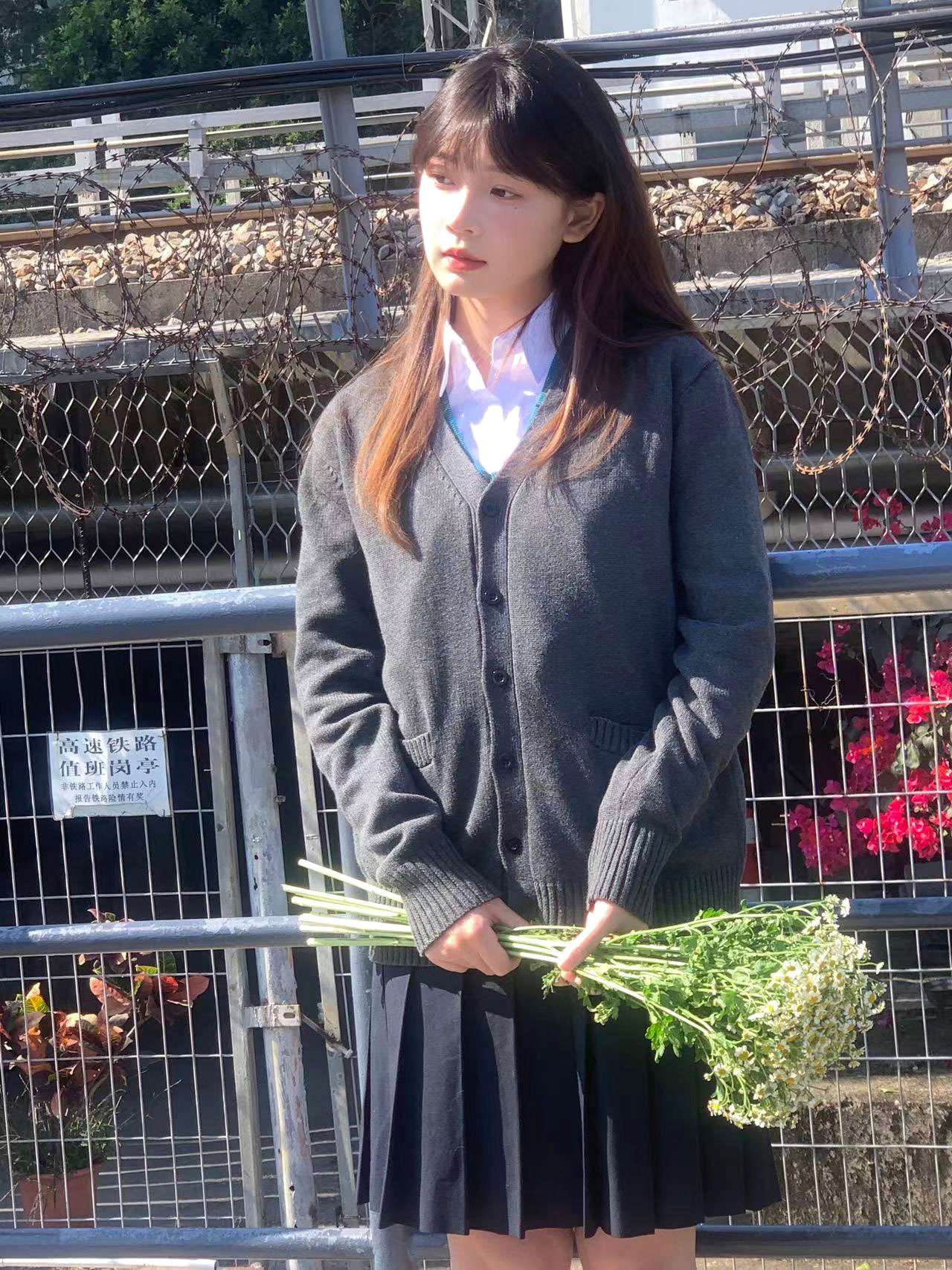 セーラー服 学生風クラシックカーディガン