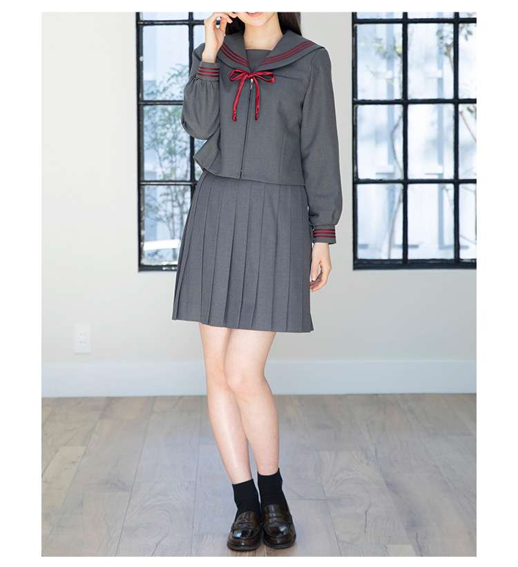 セーラー服 グレー ジャケット