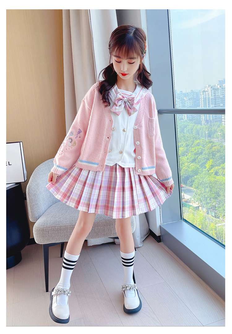 セーラー服 パステルカラー セーラー風 カーディガンセット