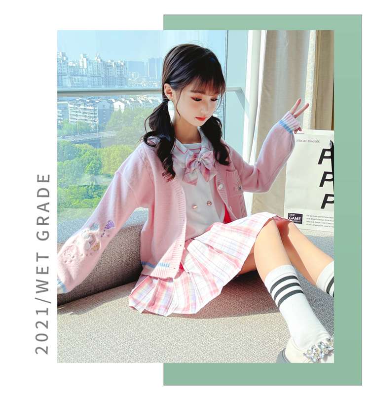 セーラー服 パステルカラー セーラー風 カーディガンセット