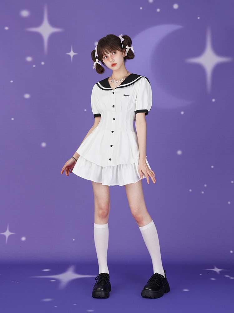 セーラー服 星空セーラーガール ミニワンピース