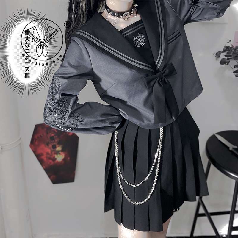 セーラー服 ゴシック風 セット