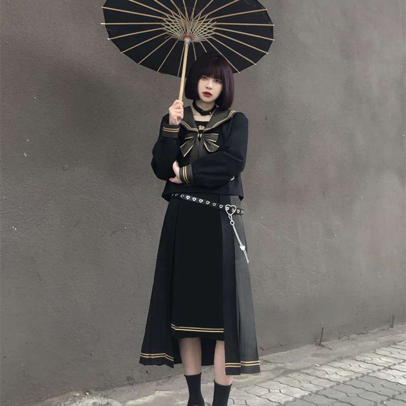 セーラー服 ゴシックセーラー風学生服セット