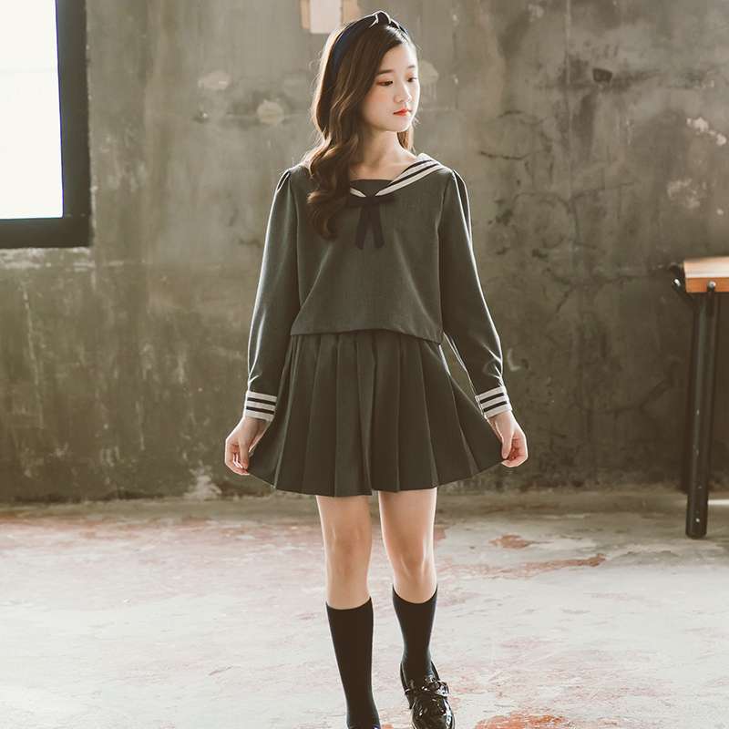 セーラー服 キッズ用セーラー風学生服セット