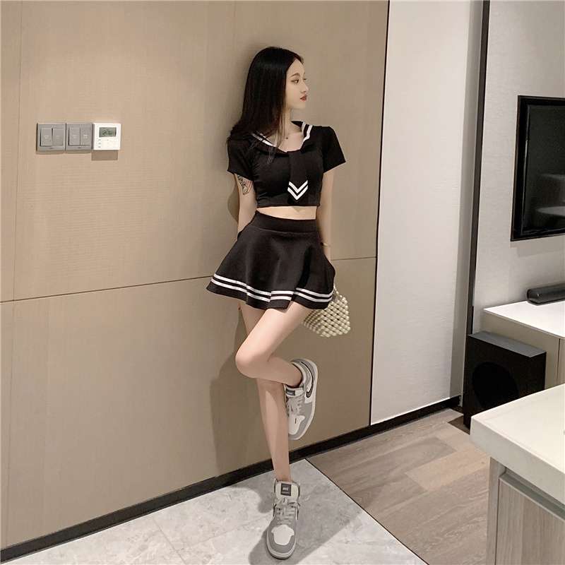 セーラー服 セーラー風デザインツーピース水着