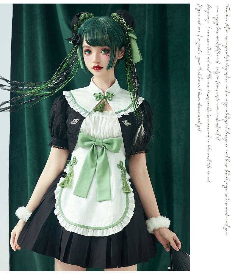 セーラー服 和風メイド風ロリータファッション衣装セット