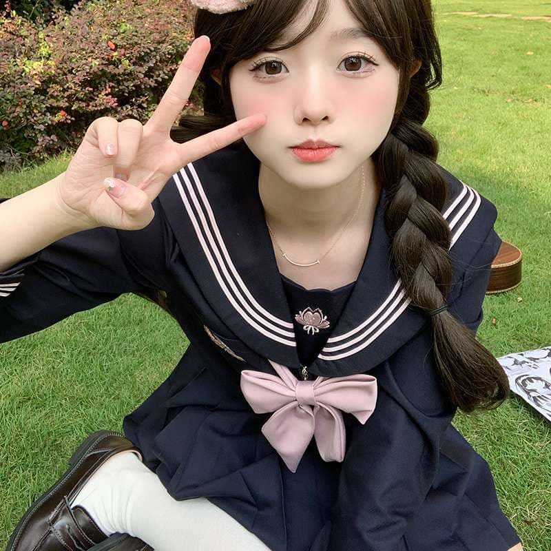 セーラー服 清楚可愛い制服風 上下セット