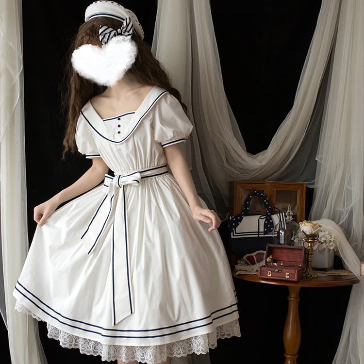 セーラー服 優美な海風セーラーワンピース