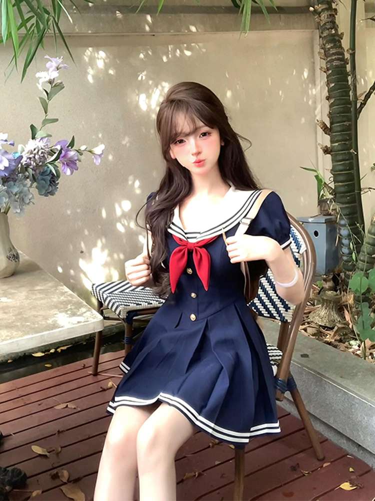 セーラー服 正統派 風ワンピース コスプレ衣装