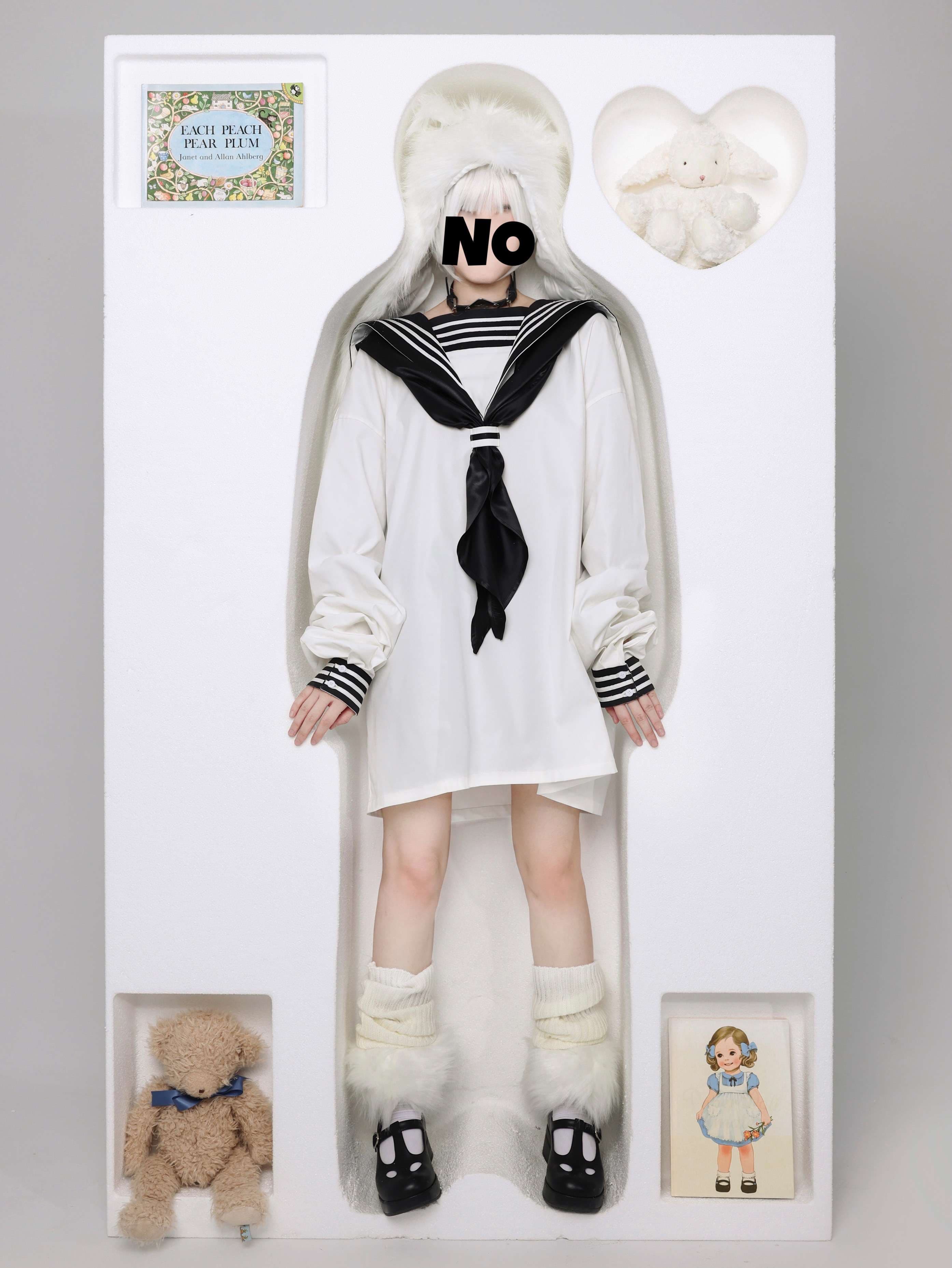 セーラー服 モノトーンファンタジー セーラーワンピース