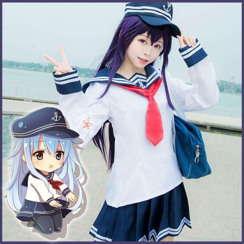 セーラー服 海軍風 コスプレ衣装セット