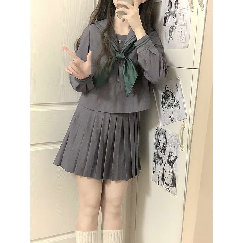 セーラー服 学生風 上下セット
