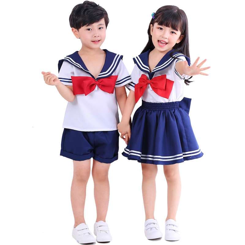 セーラー服 キッズ用 男女ペアスタイル