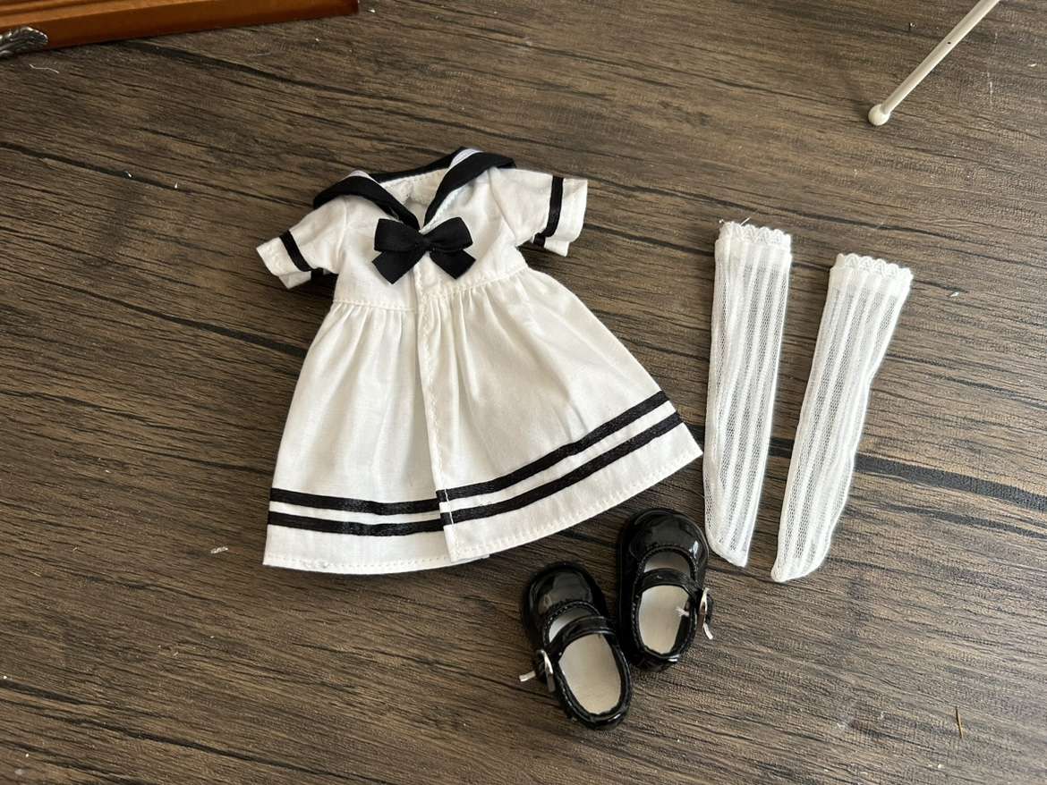 セーラー服 少女人形用セーラー風ドレスセット