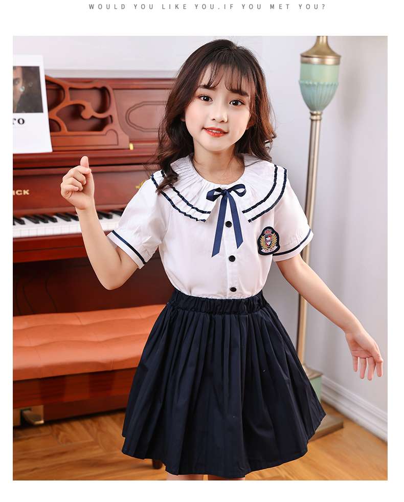 セーラー服 清楚可愛い学園風セーラーカラーワンピース