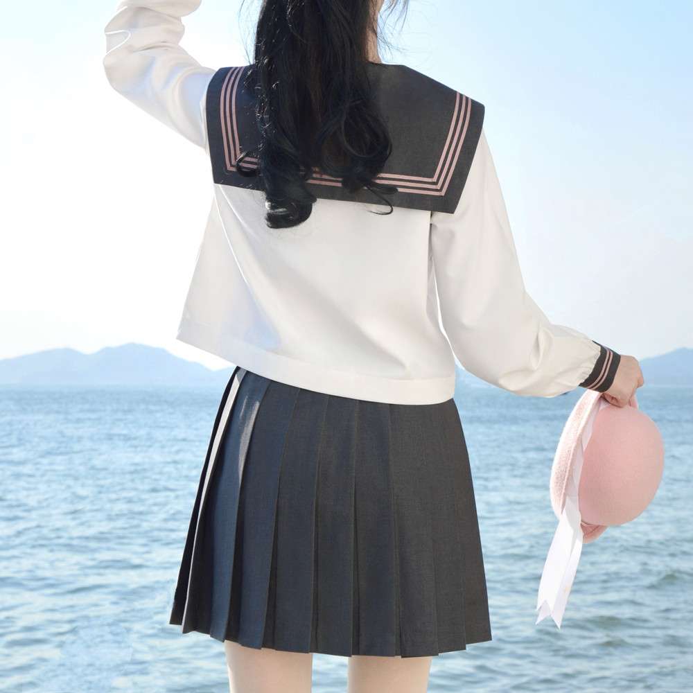 セーラー服 清楚な雰囲気の学生風 上下セット