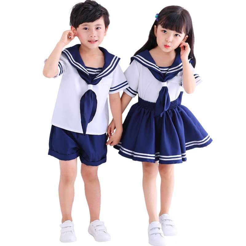 セーラー服 キッズ用 男女ペアスタイル
