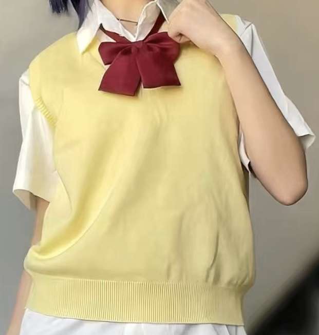 セーラー服 ふわもこ イエローベスト