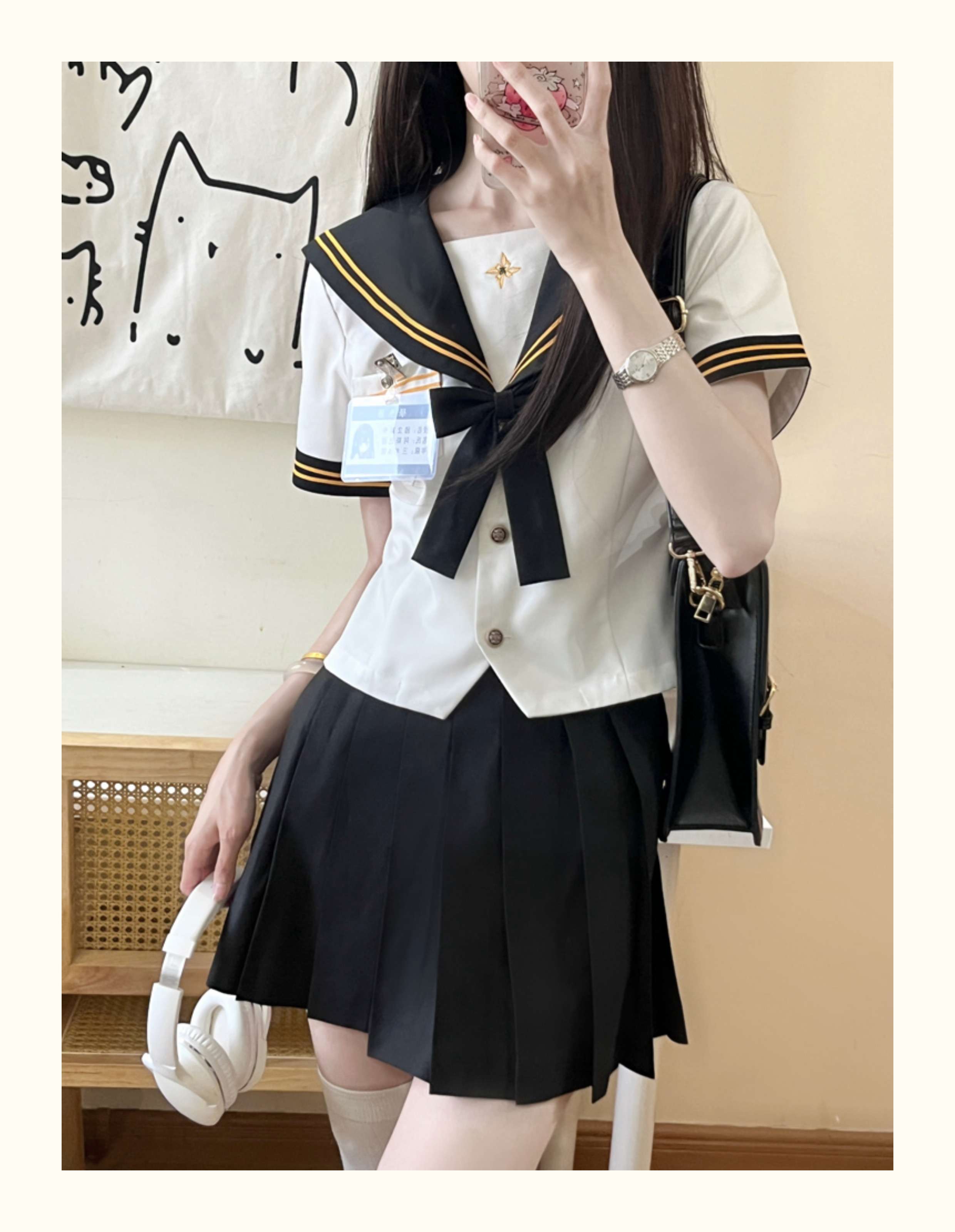 セーラー服 学園風 コスプレセット