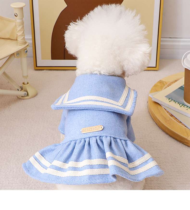セーラー服 ふわもこセーラー風ペット服