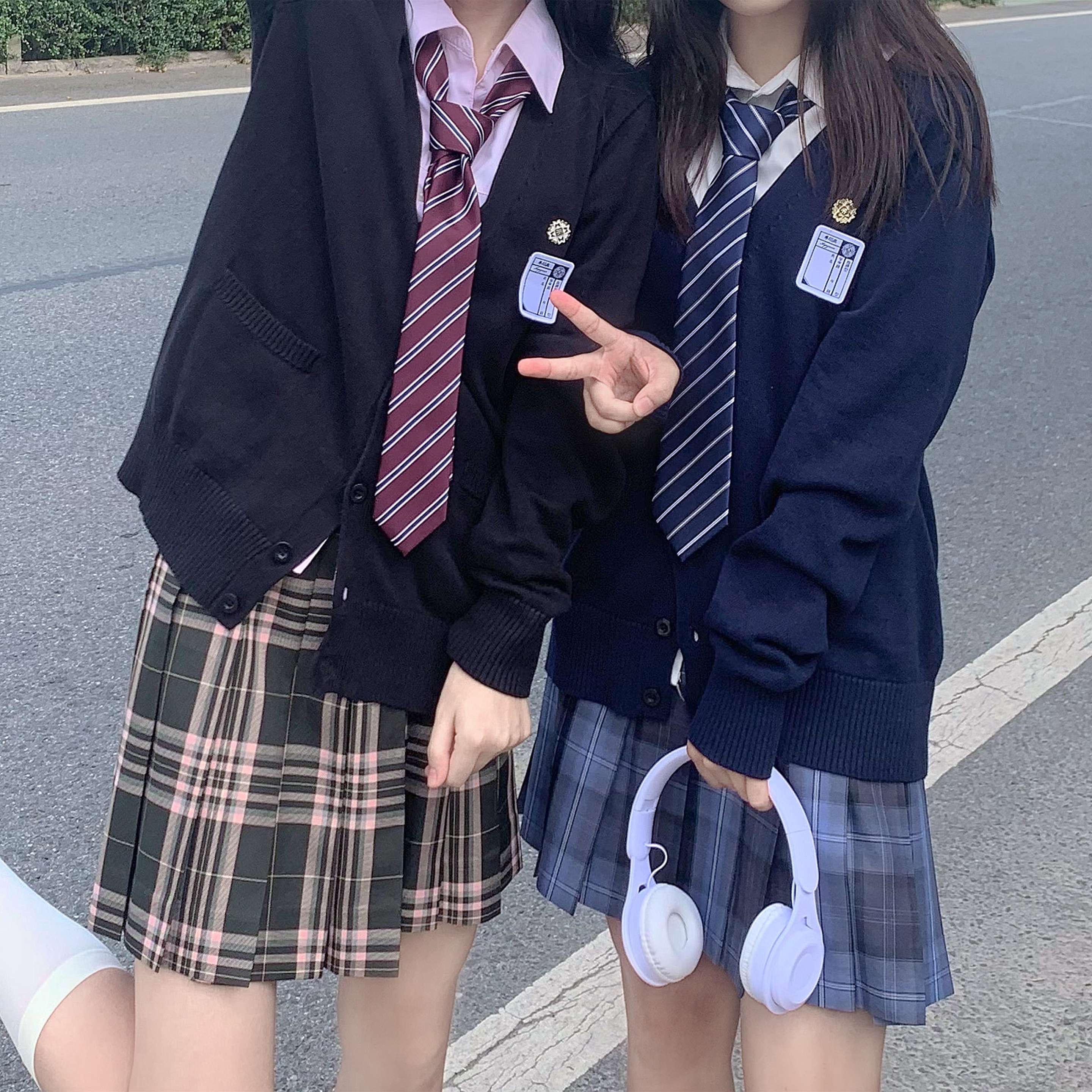 セーラー服 学生風カーディガン制服セット