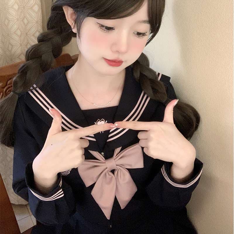 セーラー服 清楚可愛い制服風 上下セット