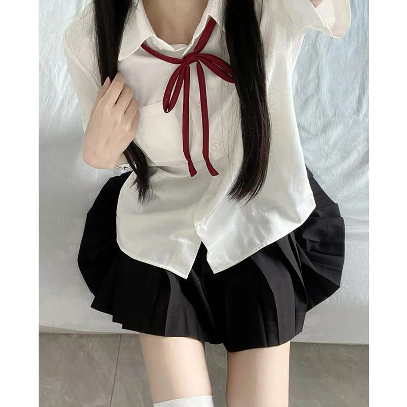 セーラー服 リボン付き 上下セット