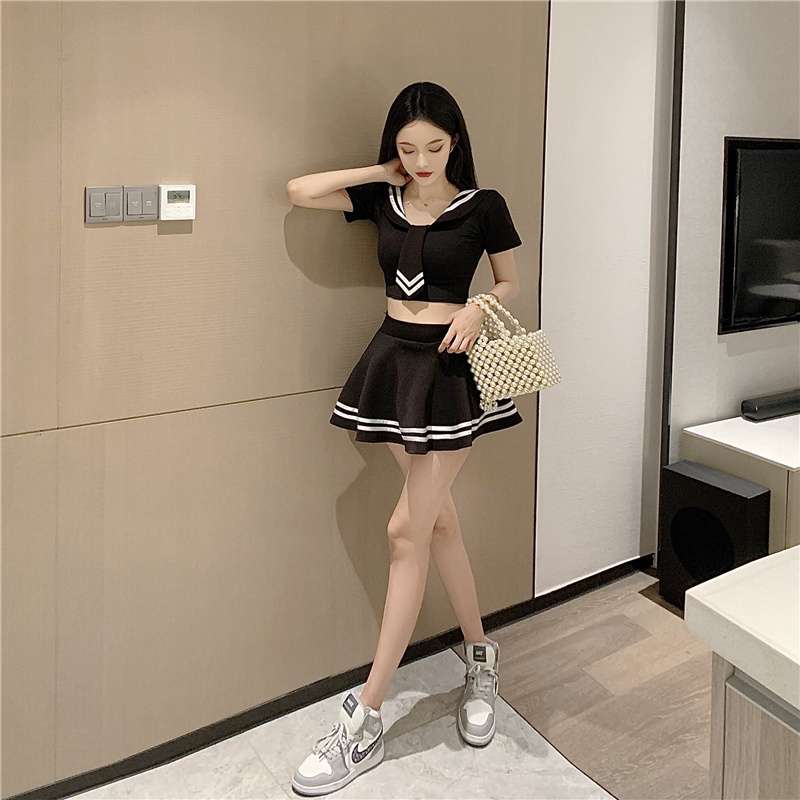 セーラー服 セーラー風デザインツーピース水着