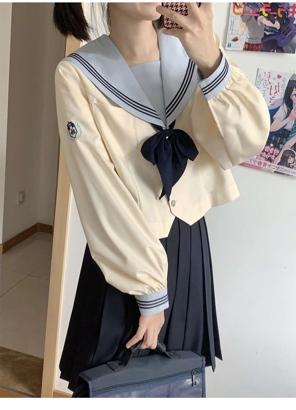 セーラー服 クラシック長袖 制服セット