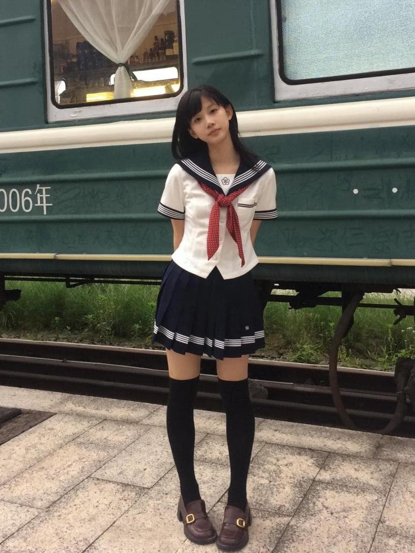 セーラー服 エレガント学園風水玉リボン