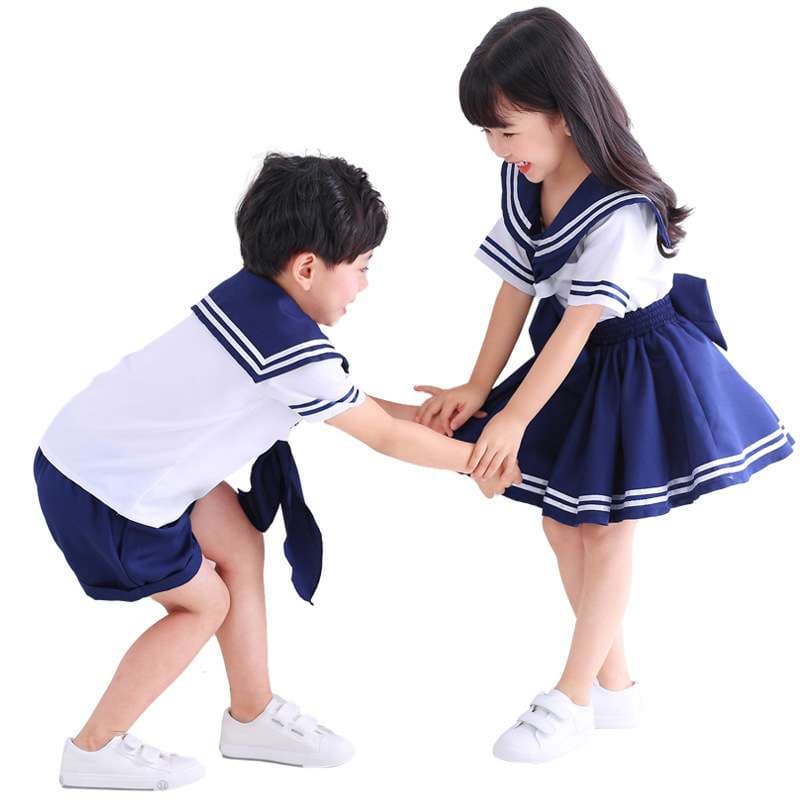セーラー服 キッズ用 男女ペアスタイル