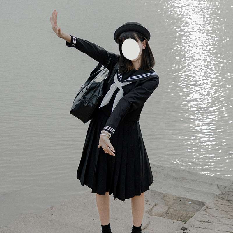 セーラー服 モダンセーラー 黒
