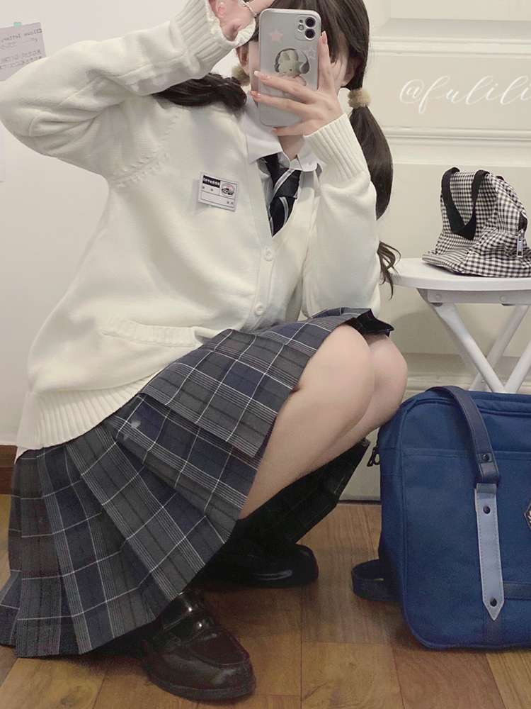 セーラー服 学生風カーディガン付き セット