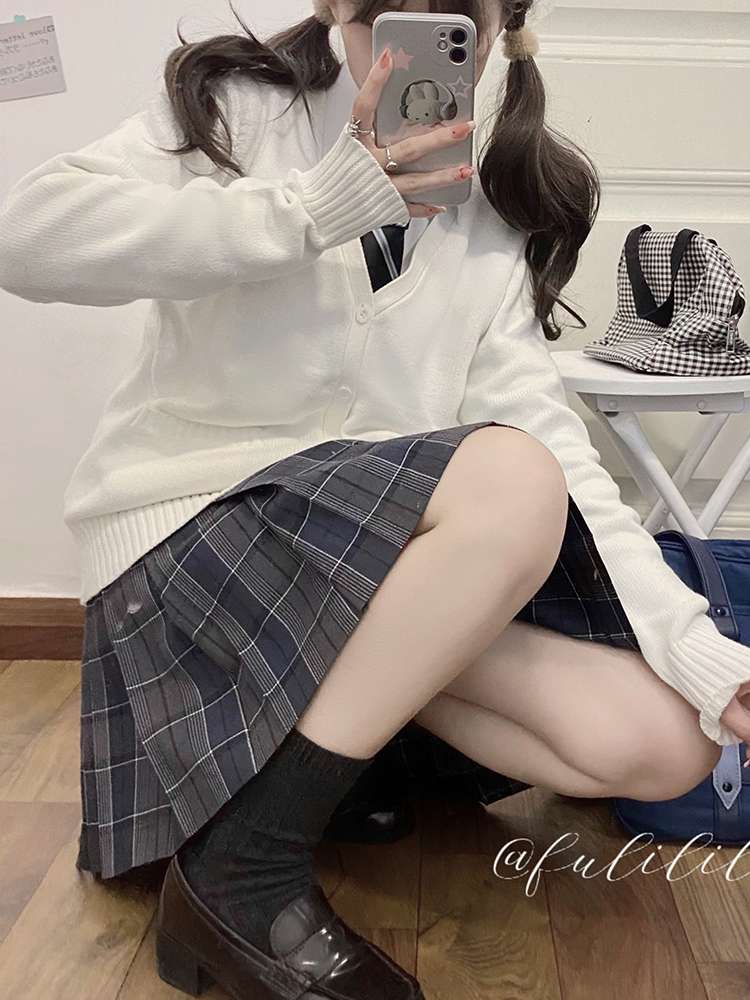 セーラー服 学生風カーディガン付き セット
