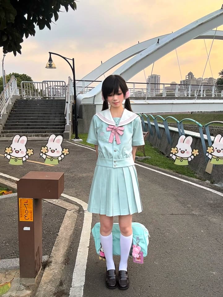 セーラー服 清楚リボン セーラー半袖ブラウス