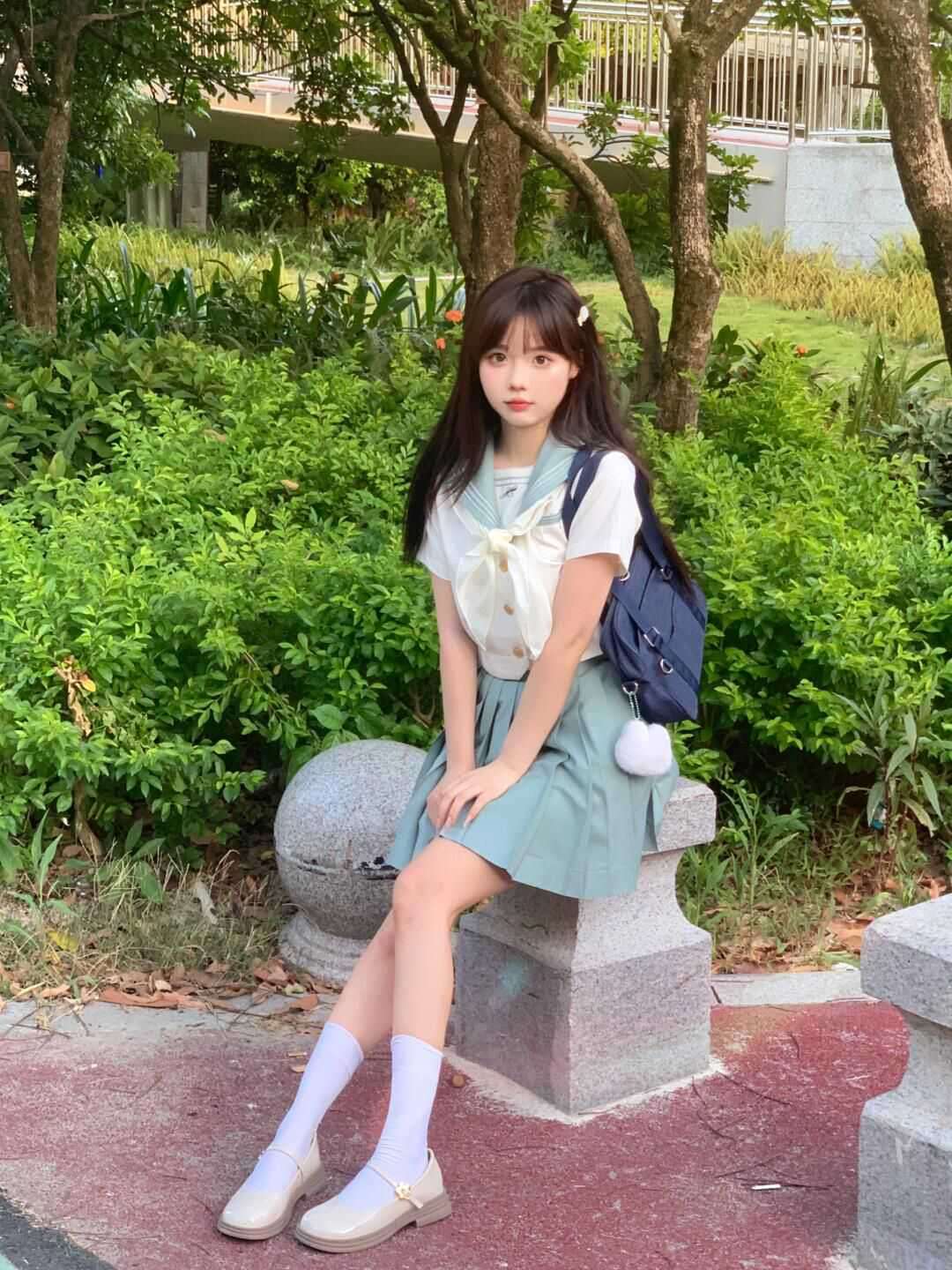 セーラー服 清楚な雰囲気の学生風