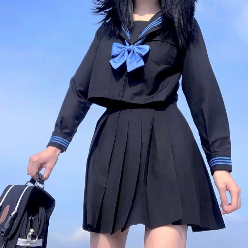 セーラー服 モダンセーラーワンピース 制服風デザイン