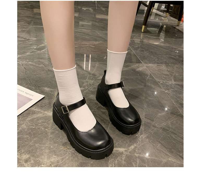 セーラー服 メリージェーンチャンキーソールシューズ