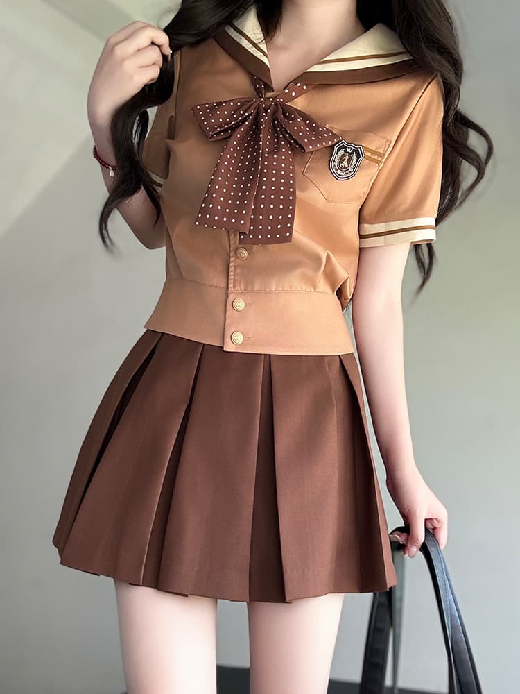 セーラー服 クラシカル水玉リボン
