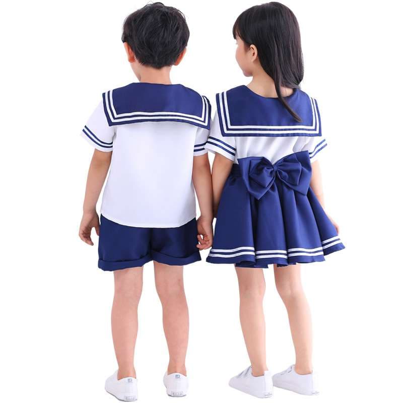 セーラー服 キッズ用 男女ペアスタイル